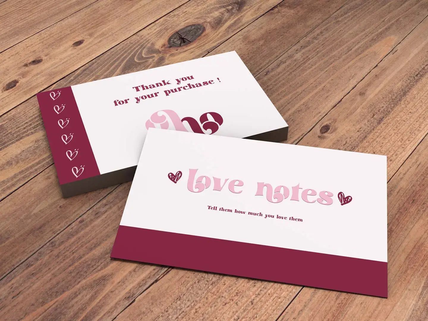 cartes Love Notes